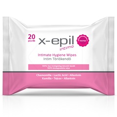 X-Epil intim törlőkendő 20 db