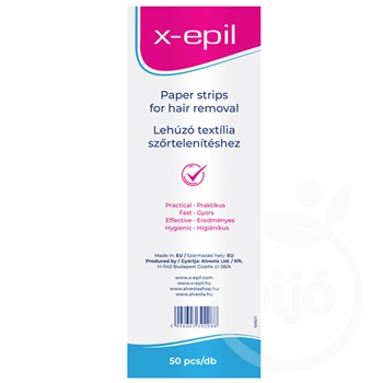 X-Epil lehúzó textilcsíkok 50 db