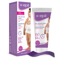 X-Epil szőrtelenítő krém arcra,bikini vonalra 40 ml
