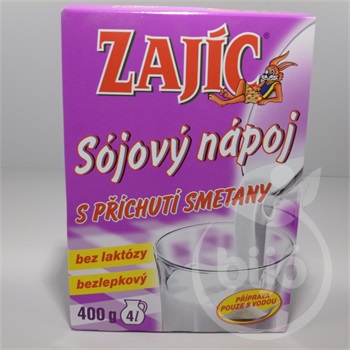 Zajic szója italpor tejszínes jellegű 400 g