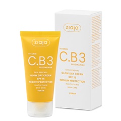 Ziaja c.b3 vitamin niacinamid ragyogást fokozó arckrém spf15 50 ml