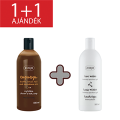 Ziaja cupuacu tusfürdő 500 ml+1 db ajándék kecsketejes tusfürdő 500 ml
