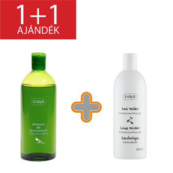 Ziaja olívaolaj tusfürdő 500 ml+1 db ajándék kecsketejes tusfürdő 500 ml