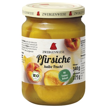 Zwergenwiese bio őszibarack befőtt 360 g