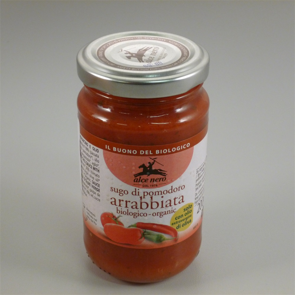 Alce Nero bio paradajkový omáčka arrabbiata 200 g