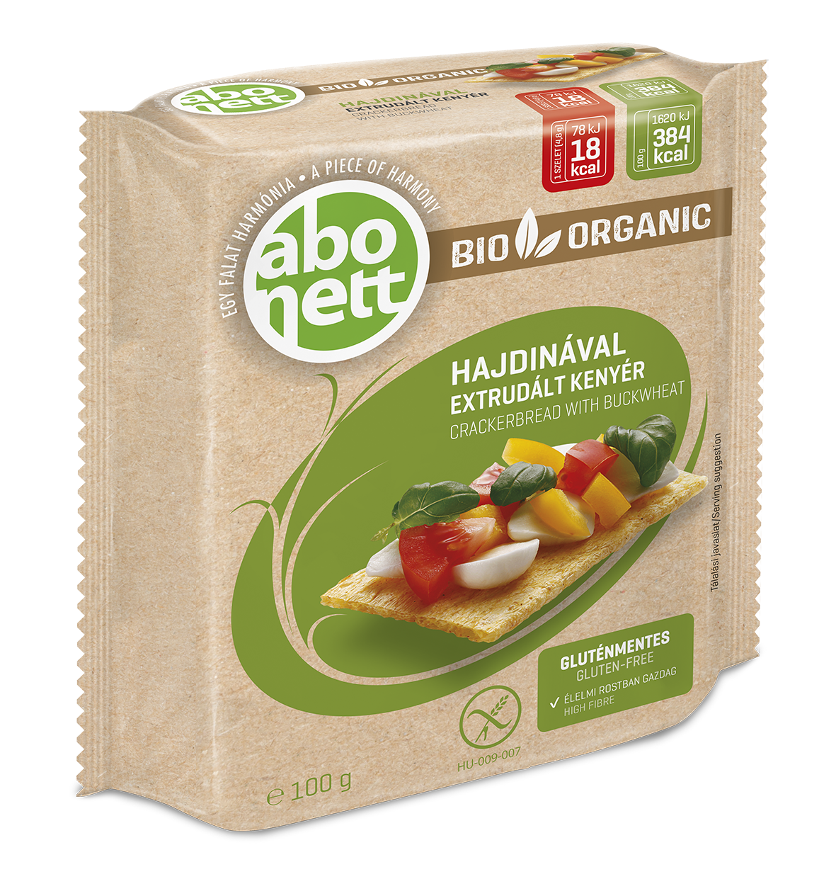 Abonett Chrumkavý extrudovaný chlieb s pohánkou 100 g
