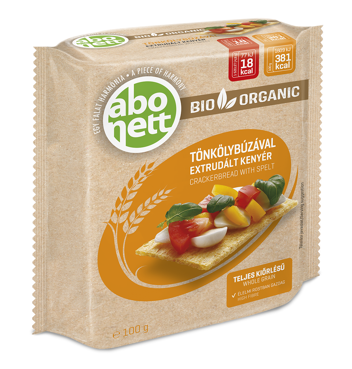 Abonett extrudovaný chlieb so špaldou 100 g