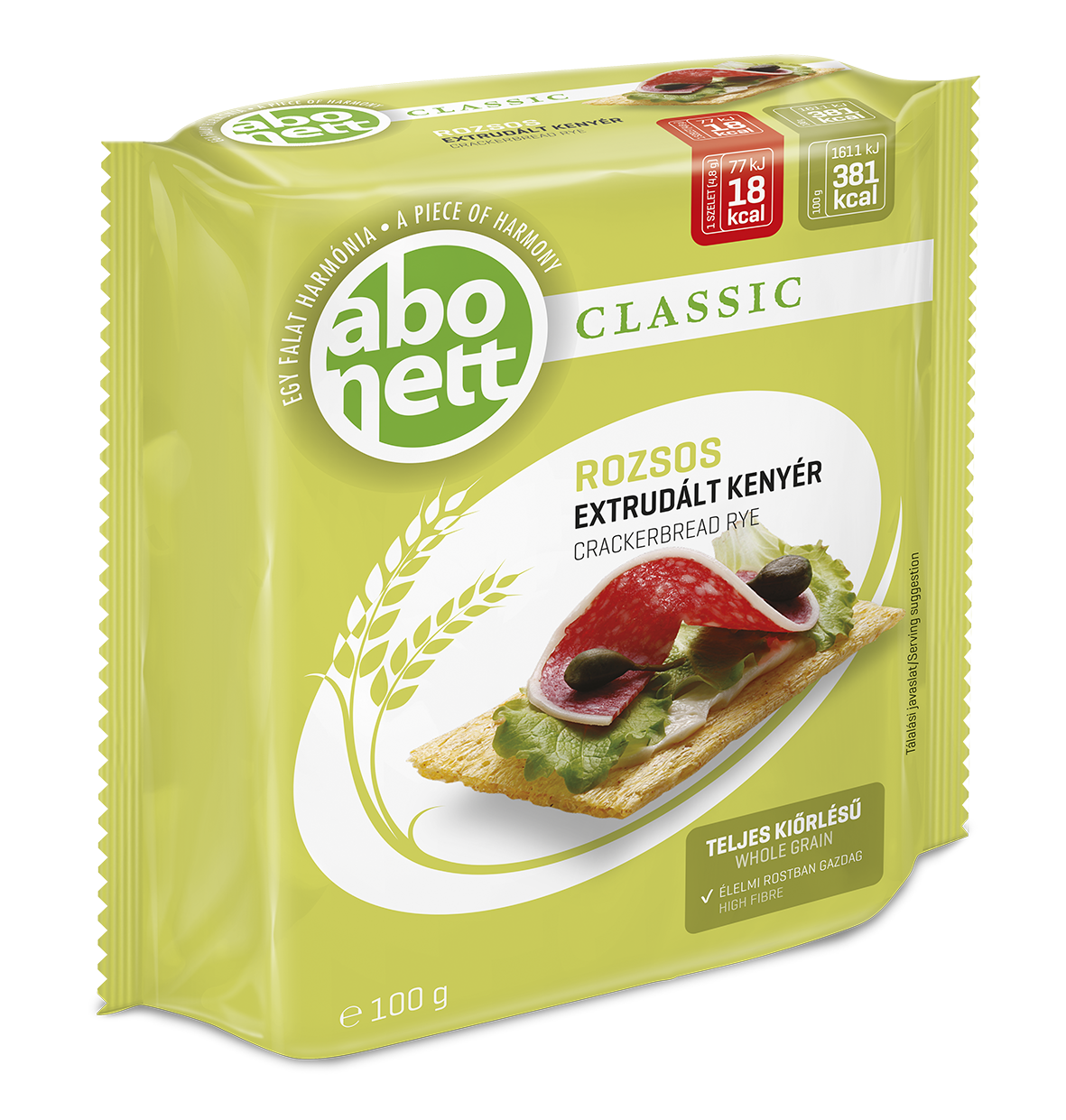 Abonett Ražný chlieb extrudovaný 100 g
