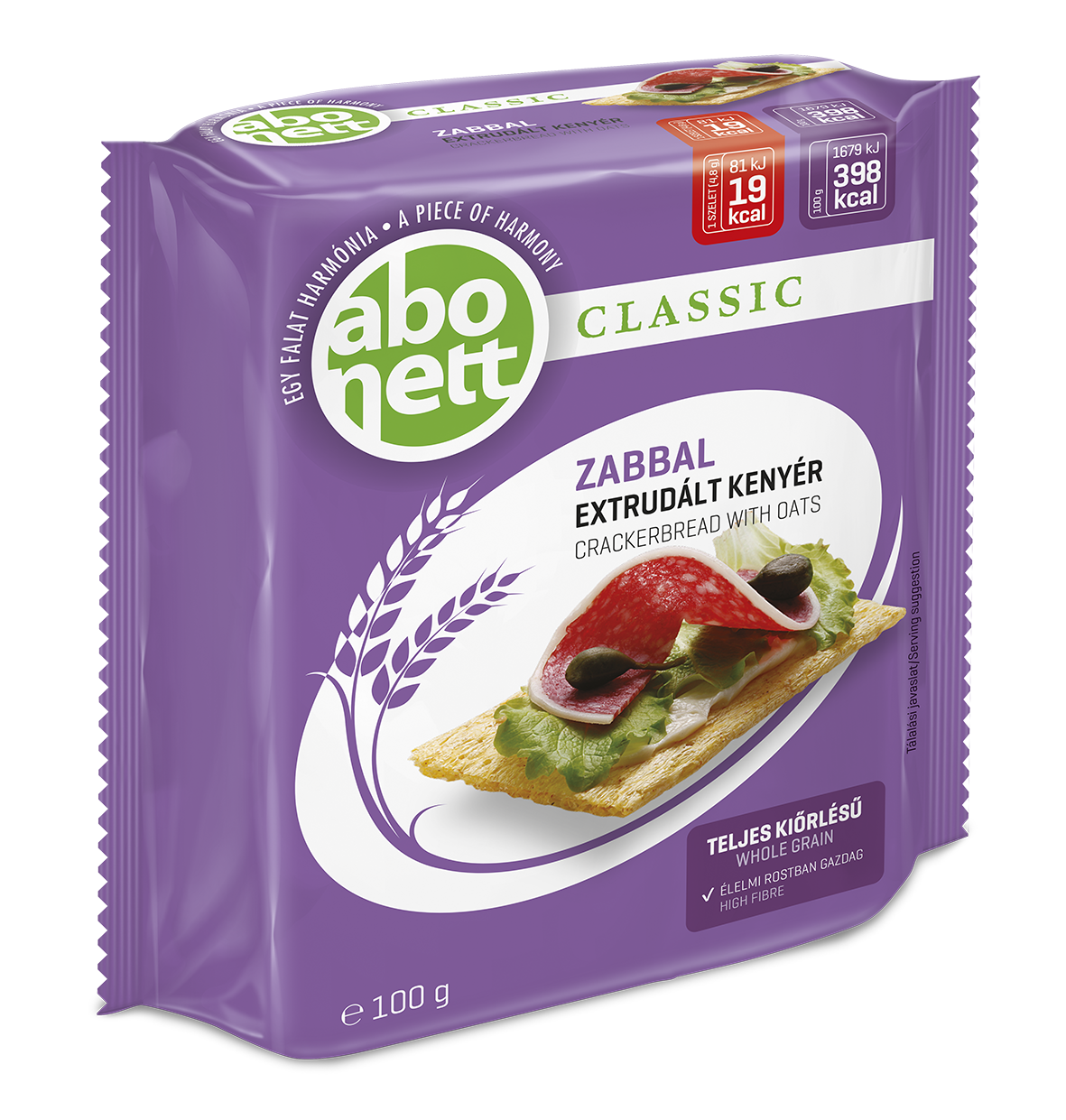 Abonett extrudovaný chlieb s ovsom 100 g