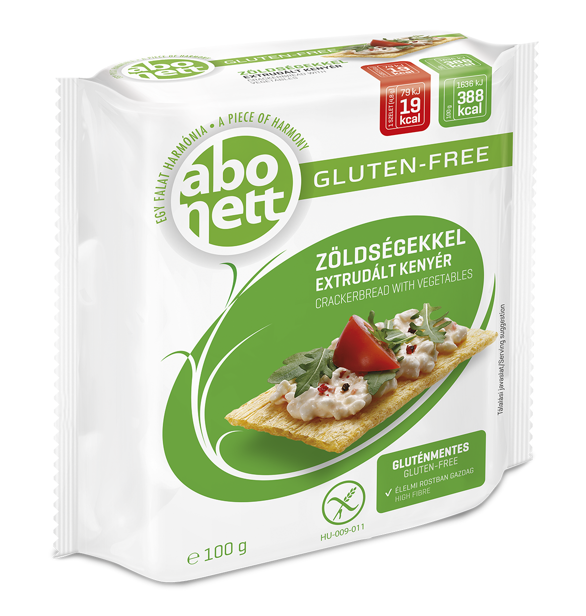 Abonett extrudovaný chlieb so zeleninou 100 g