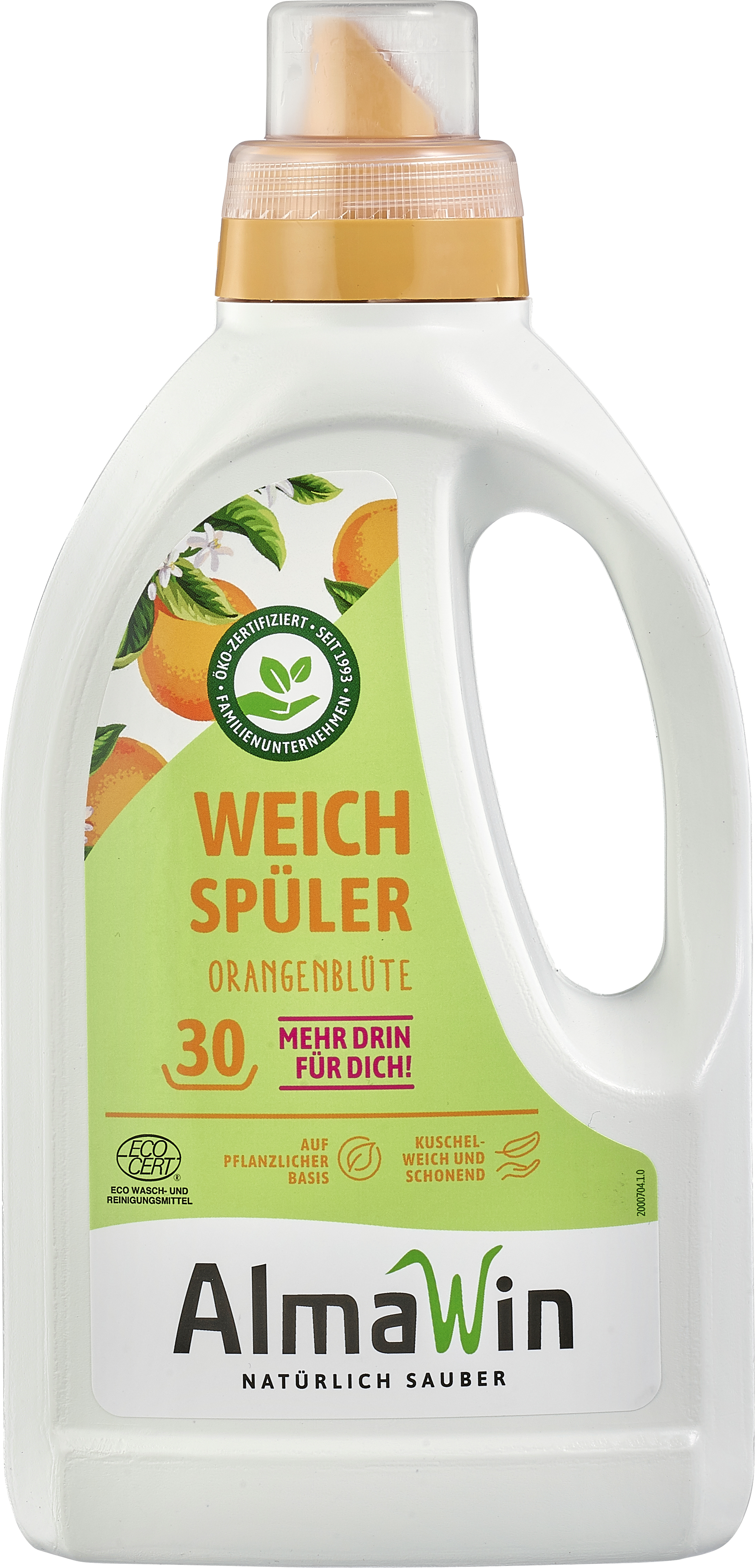 Almawin tekutý bio aviváž s vôňou pomarančového kvetu 750 ml