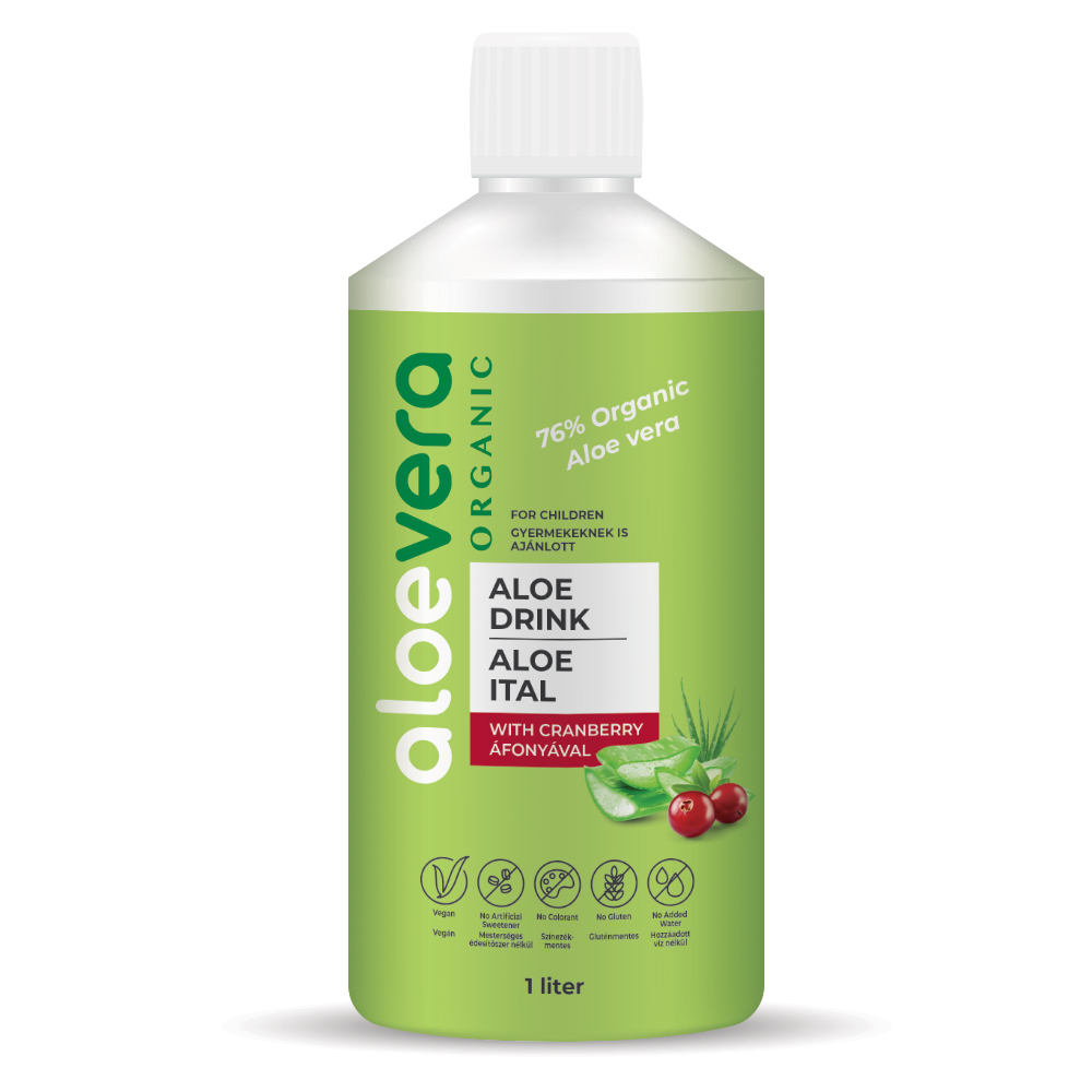 Aloe Vera Organic aloe vera originálny nápoj s čučoriedkami 1000 ml