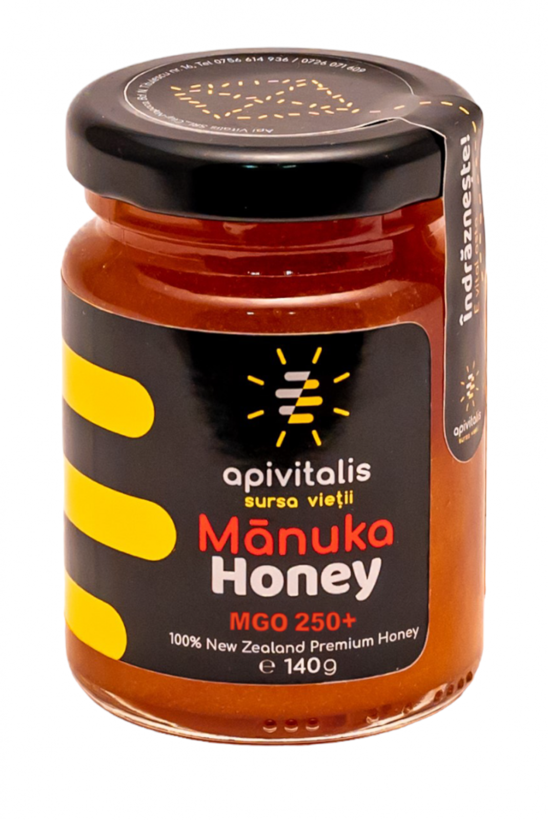 Apivitalis manukový med mgo 250+ 140 g