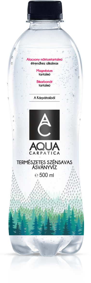 Aqua Carpatica minerálna voda perlivá 500 ml