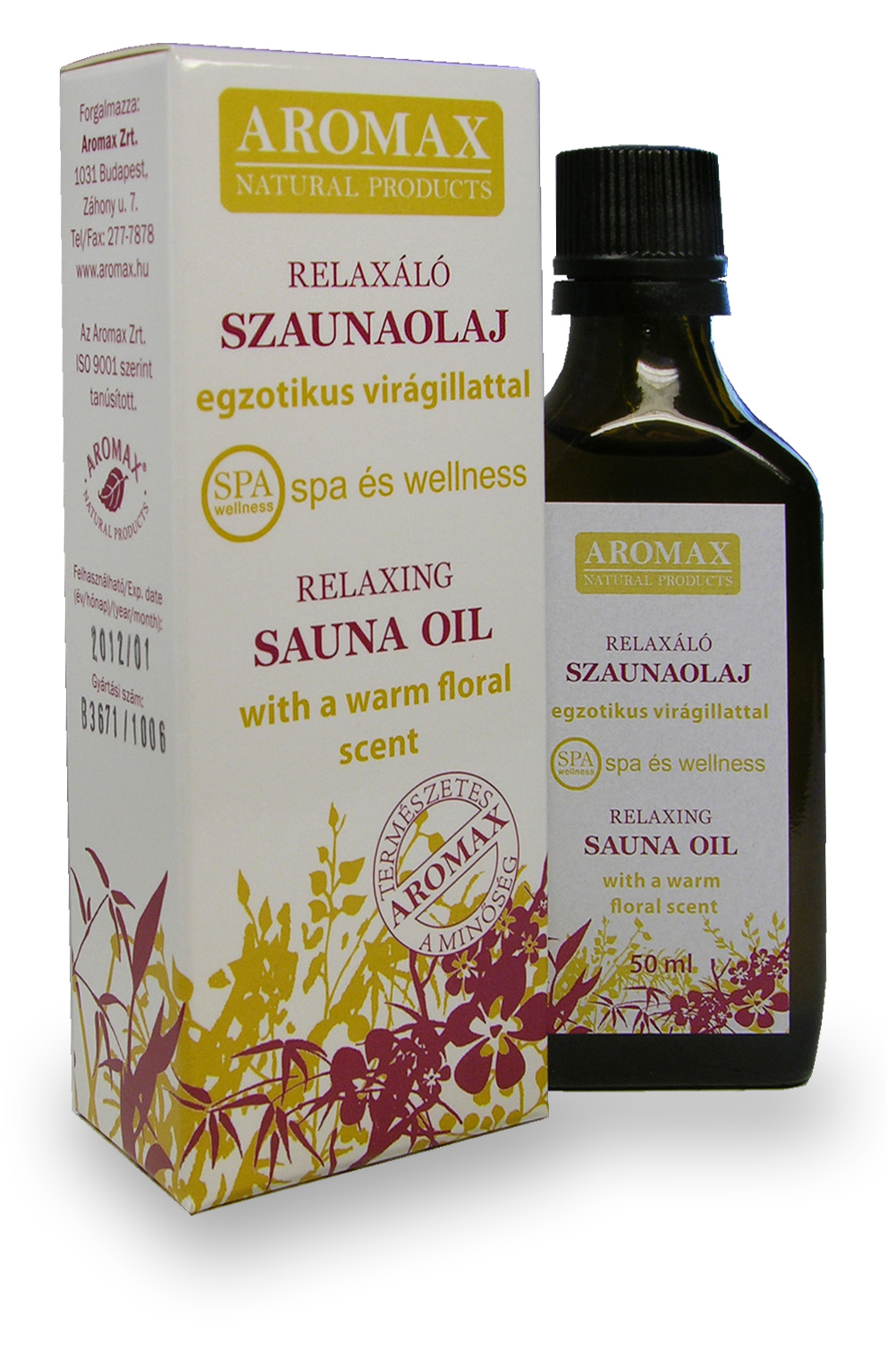 Aromax relaxačný saunový olej 50 ml