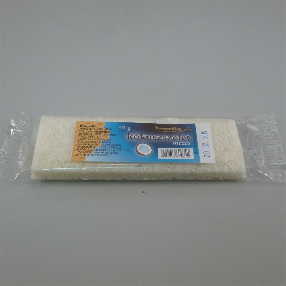 Bonetta kokosová tyčinka medová 40 g
