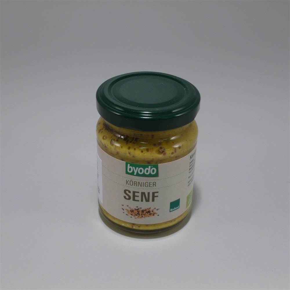 Byodo bio horčica s celými semienkami 125 ml