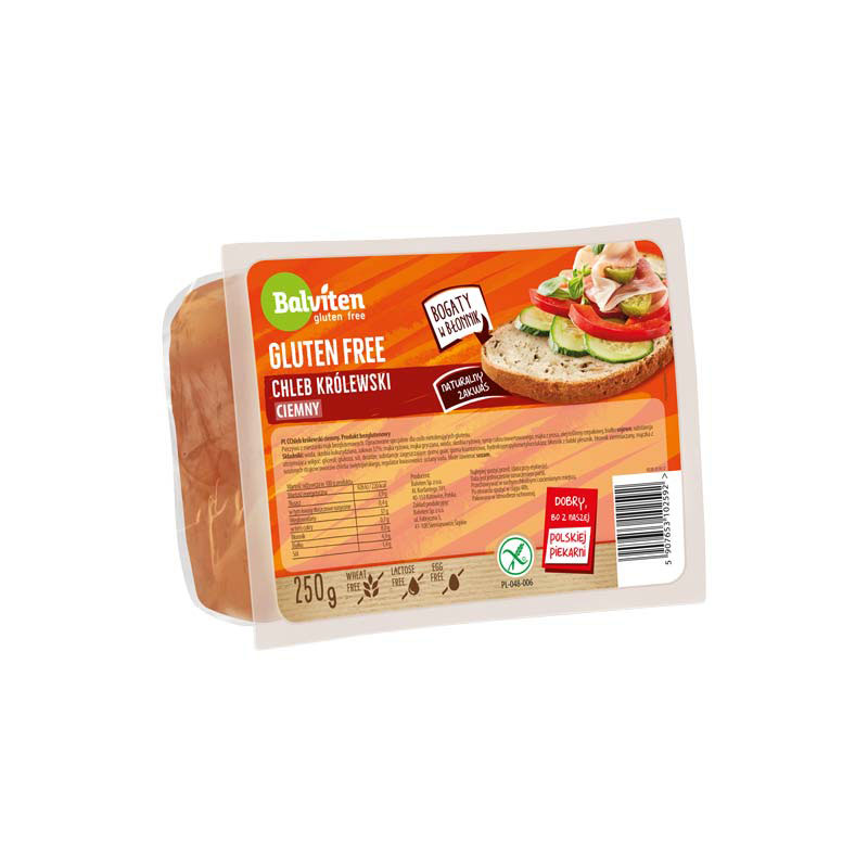 Balviten bez gluténu kráľovský hnedý chlieb  250 g