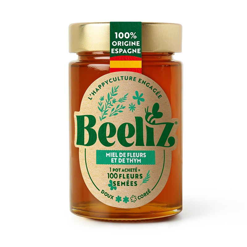 Beeliz tymiánový a kvetový med 250 g