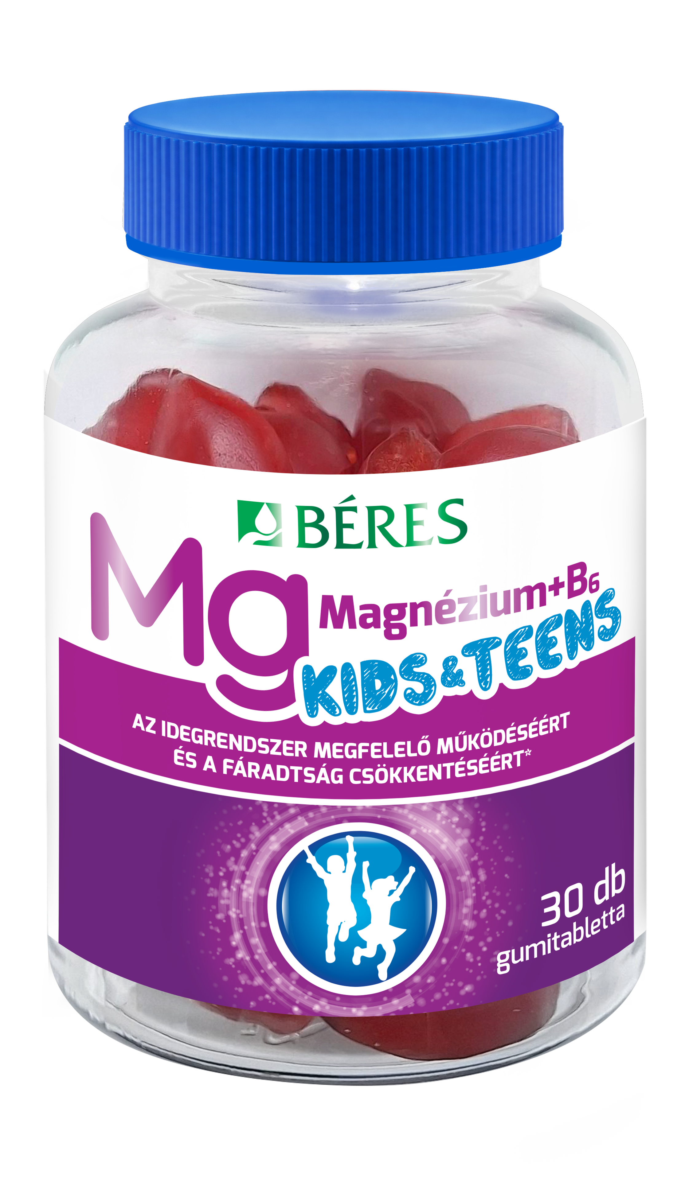 Béres magnézium+B6 kids a teen žuvacie tabletky 30 ks