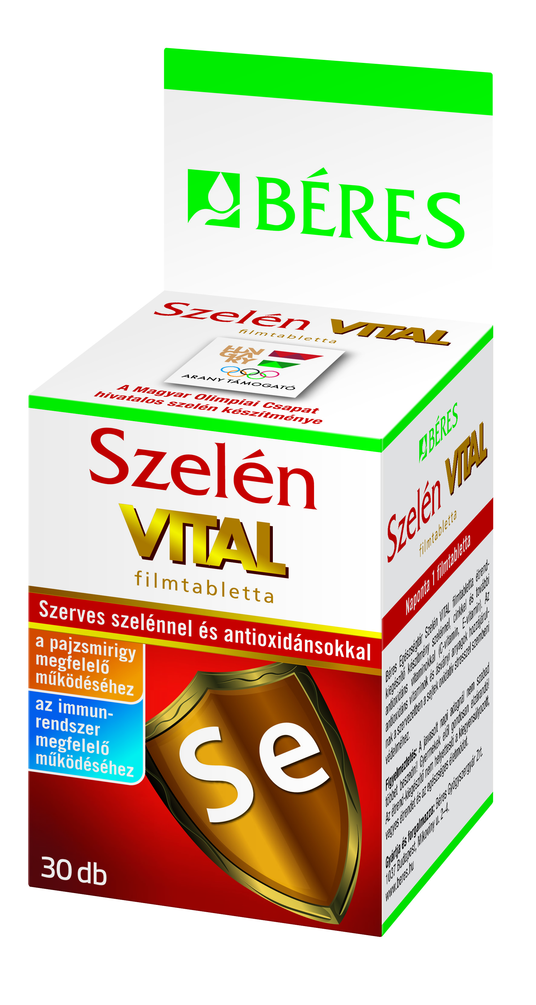 Béres selén vital filmová tableta 30 ks