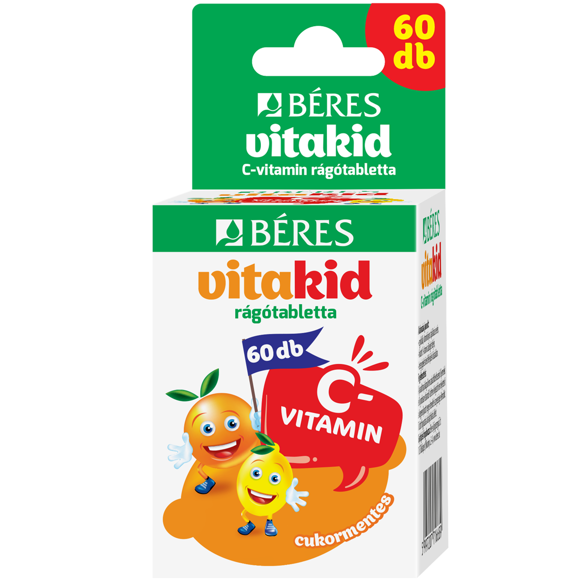 Béres vitakid C-vitamin 50mg žuvacie tablety 60 ks