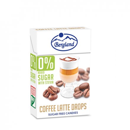 Bergland káva latte bez cukru latte 40 g