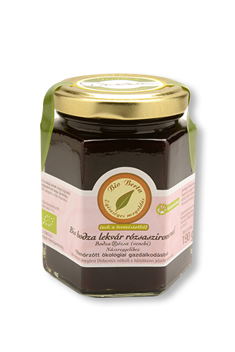 Bio Berta bio bezový džem s lupínkami ruží 190 g