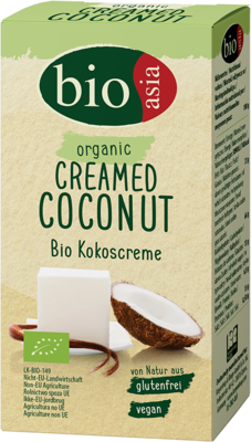 Bioasia bio kokosový krém 100% blok 200 g