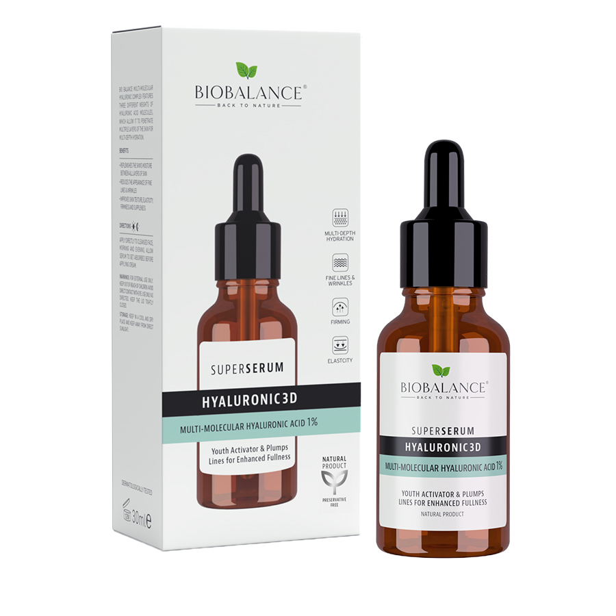 Biobalance: Hĺbkovo hydratačné sérum s 3D kyselinou hyalurónovou 30 ml