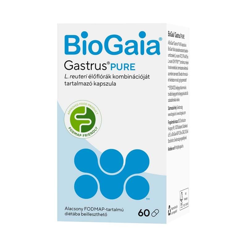 Biogaia gastrus pure kapsula 60 ks