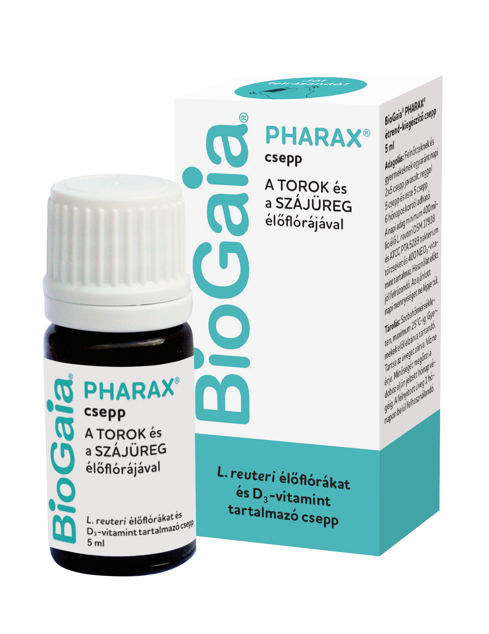 Biogaia pharax kvapky 5 ml