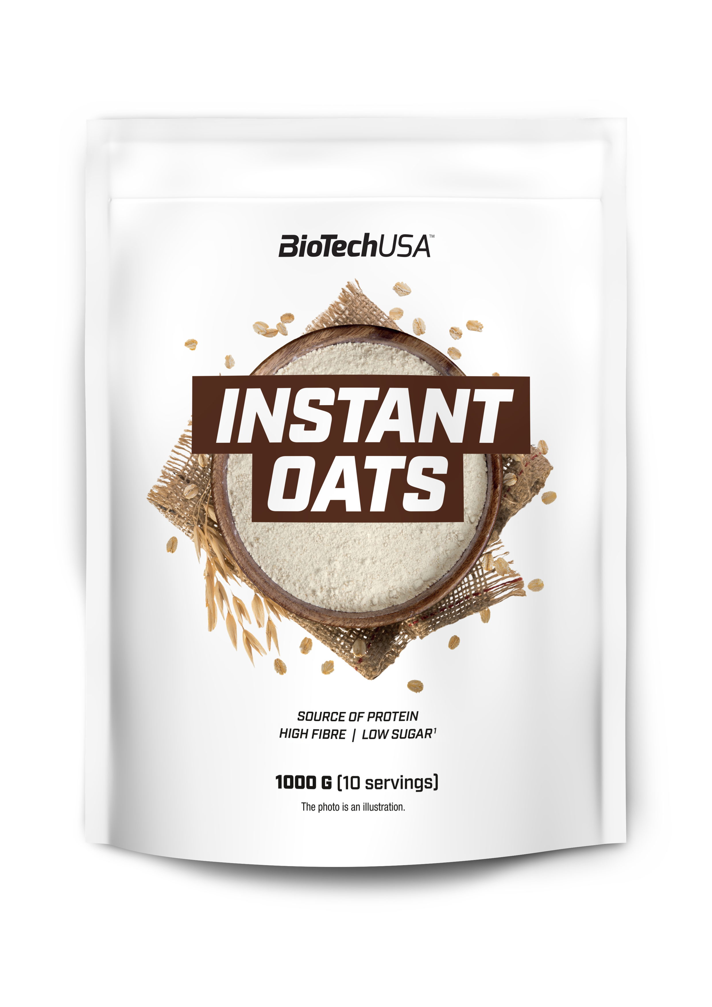 Biotech instant oats-ovsená kaša cookies & cream 1000 g