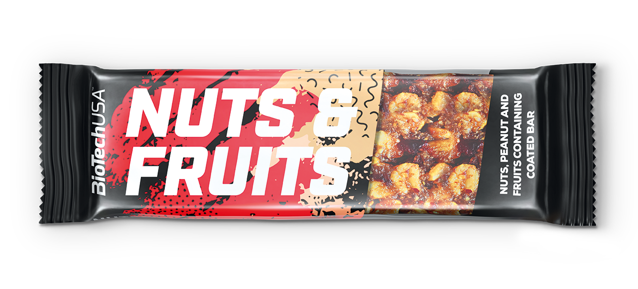 Biotech nuts and fruits müsli tyčinka 40 g