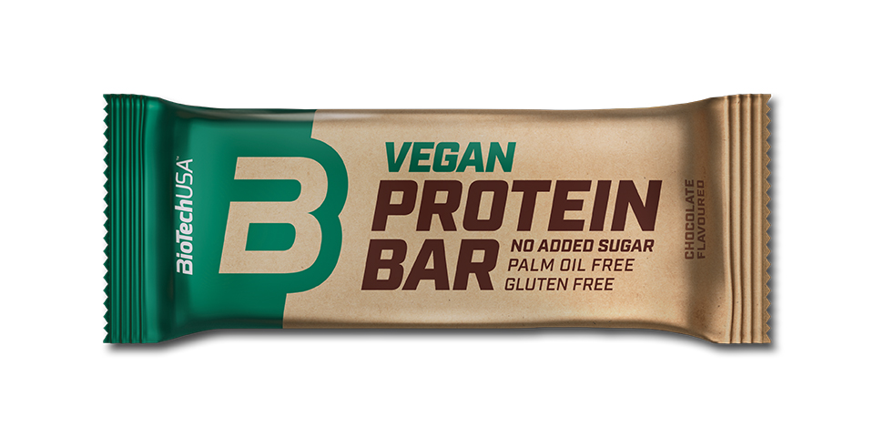 BioTech USA Vegán Proteínová tyčinka čokoládová 50 g