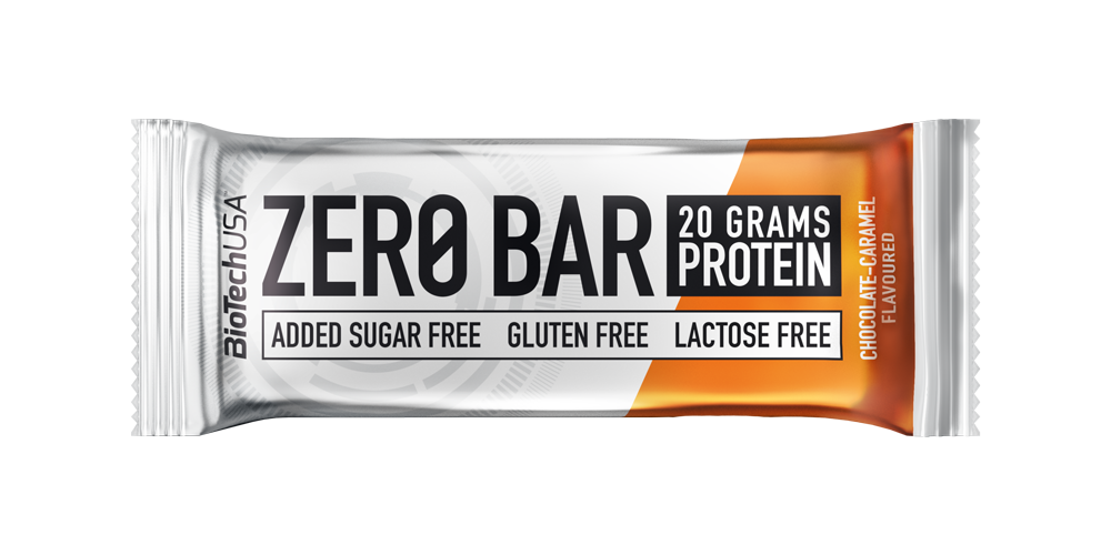 BioTechUSA Proteínová tyčinka Zero Bar, čokoláda karamel, 50 g