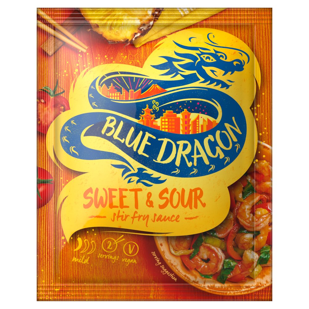 Blue Dragon sladko kyslá woková omáčka 120 g