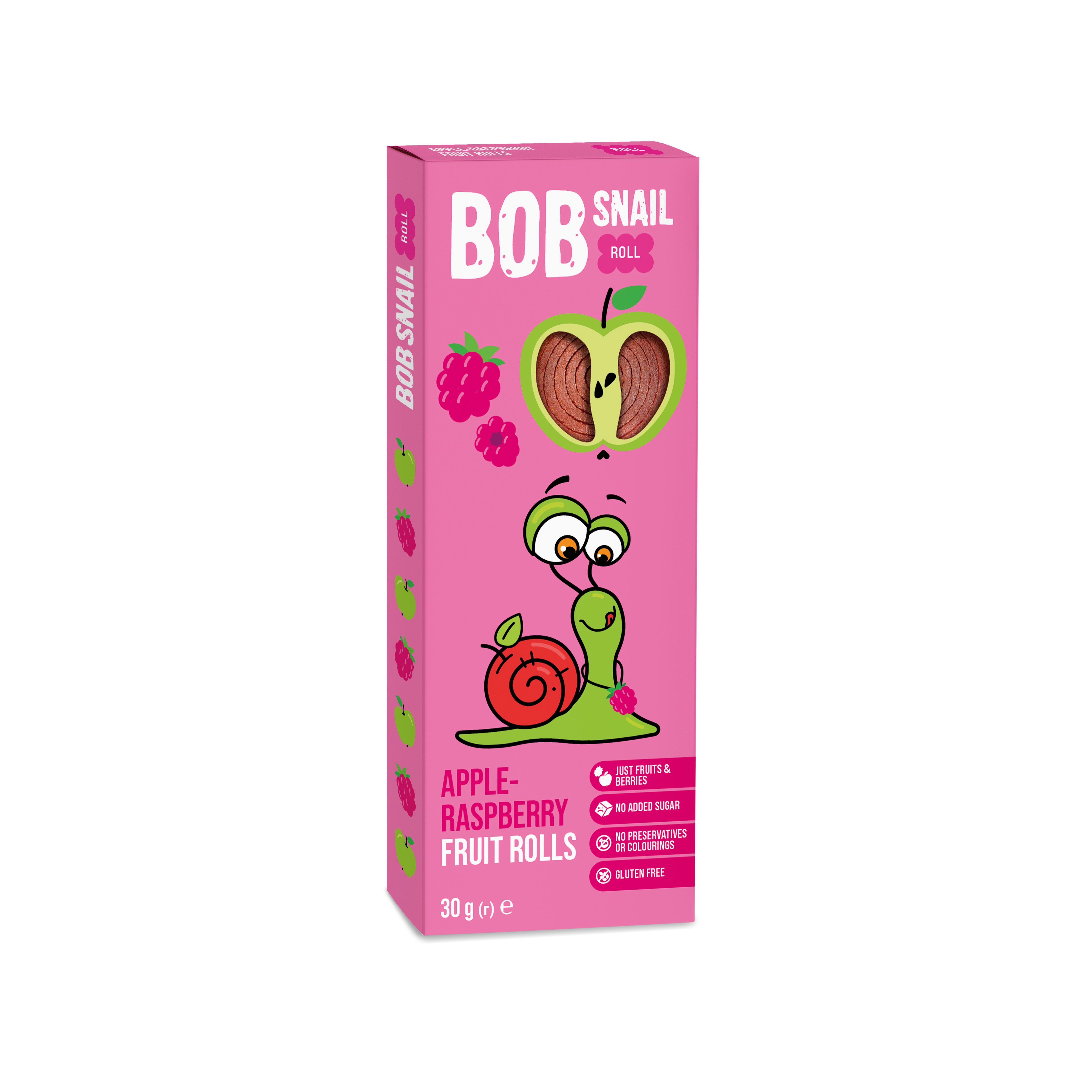 Bob Snail ovocné rolky jablko-malina 30 g