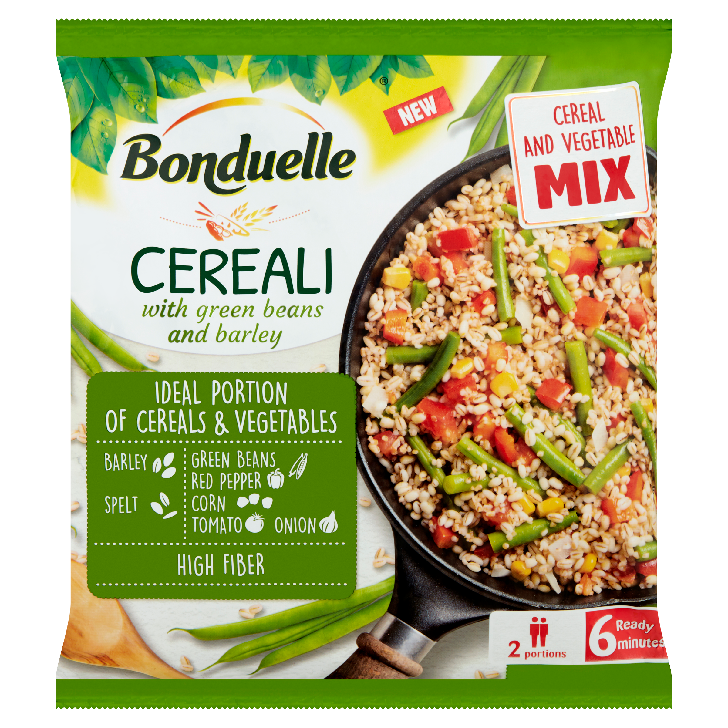 Bonduelle cereali zmes zelenej fazule a jačmeňa 400 g