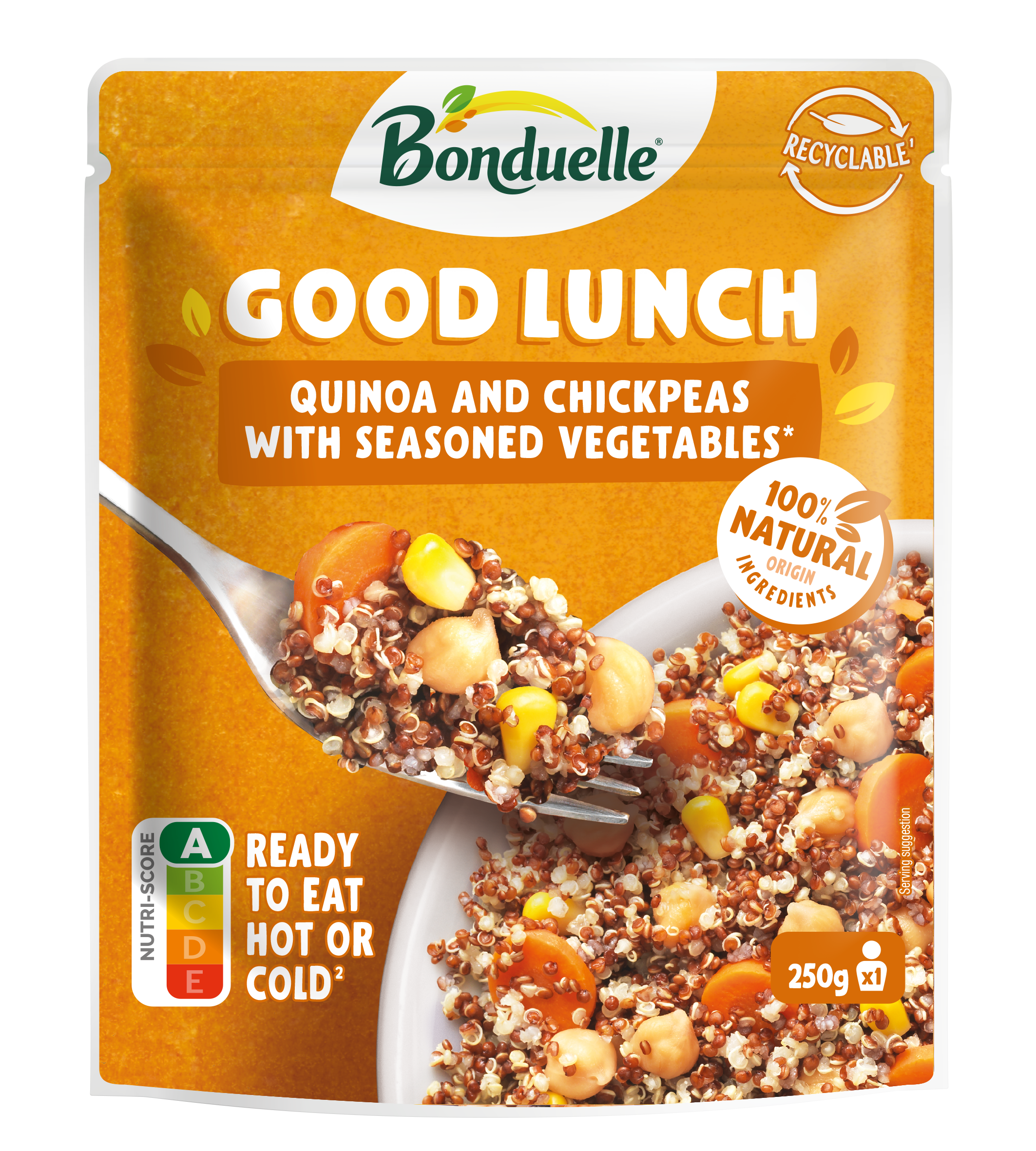Bonduelle good lunch quinoa a chilli burst 250 g