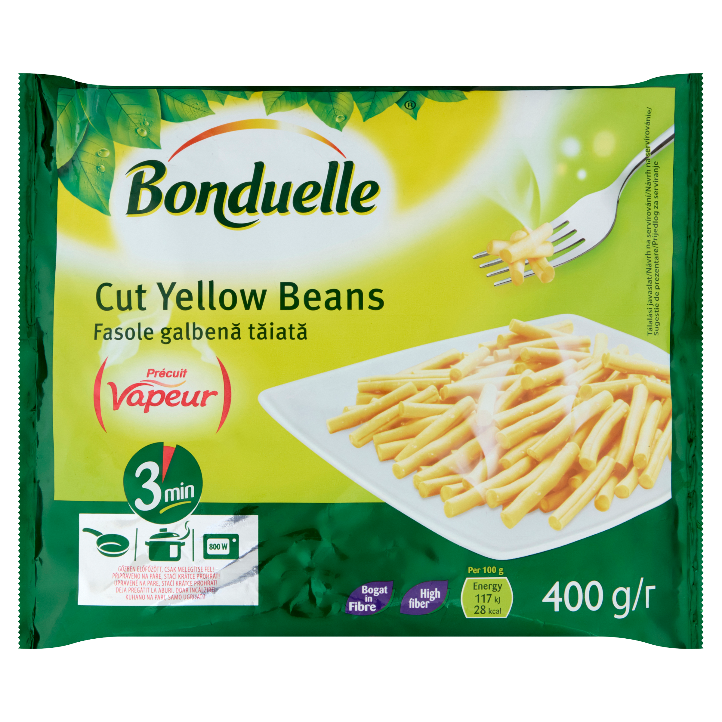 Bonduelle varené nakrájané fazuľky 400 g