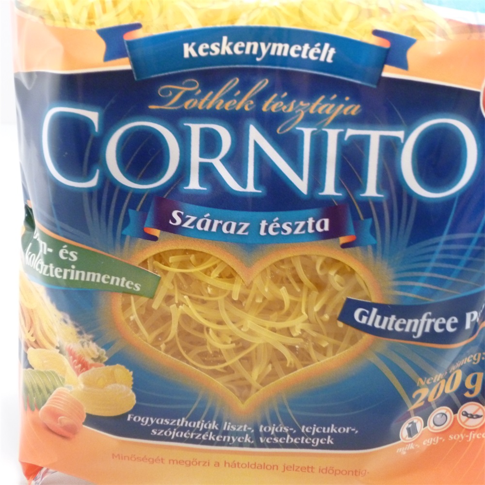 Cornito Bezlepkové tenké rezance do polievky 200 g