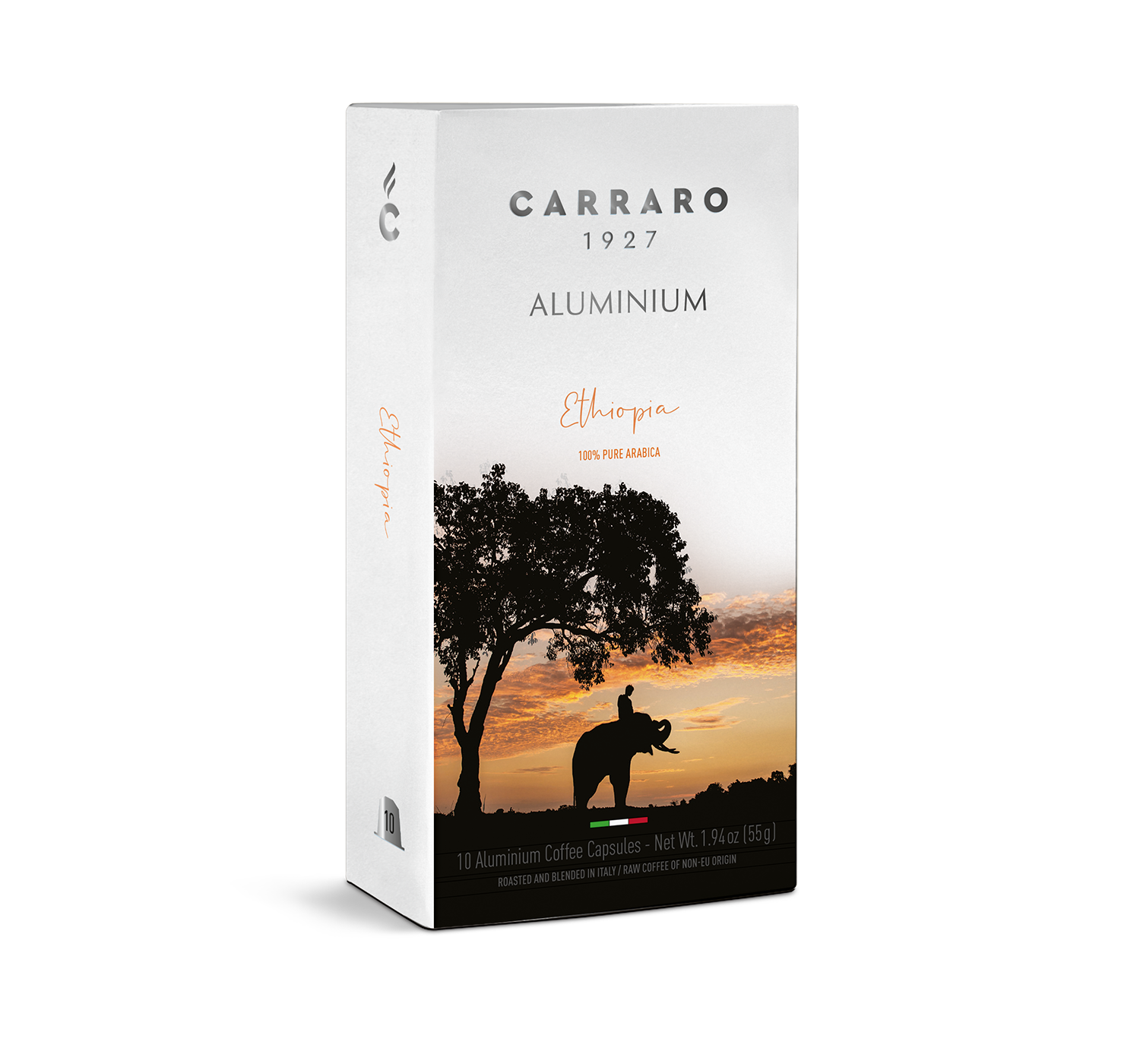 Carraro ethiopia kávové kapsule nespresso kompatibilné 10 ks