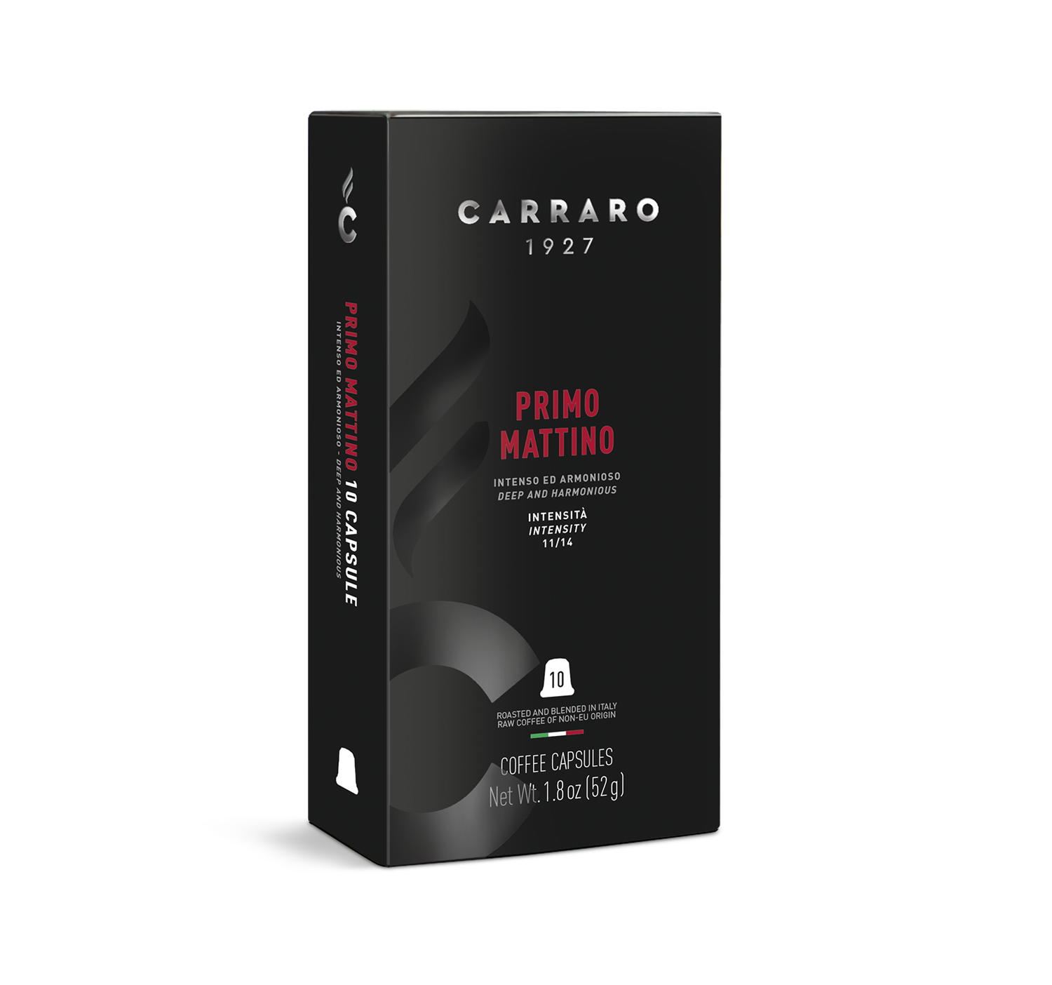 Carraro primo mattino prémiové kávové kapsule kompatibilné s Nespresso 10 ks