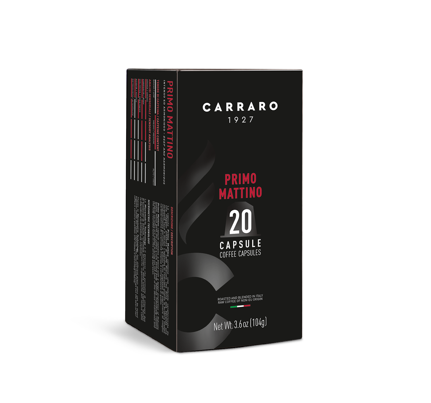 Carraro primo mattino prémiové kávové kapsule kompatibilné s Nespresso 20 ks