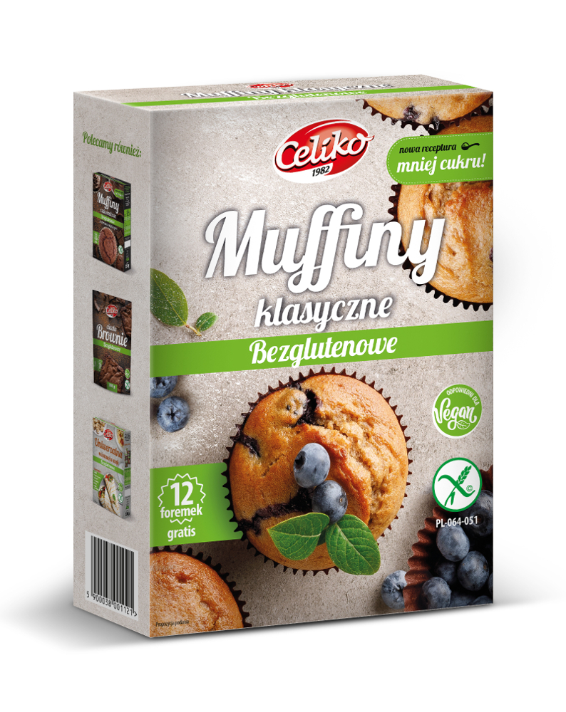 Celiko Klasická Bezgluténová Zmes na Muffiny 289 g