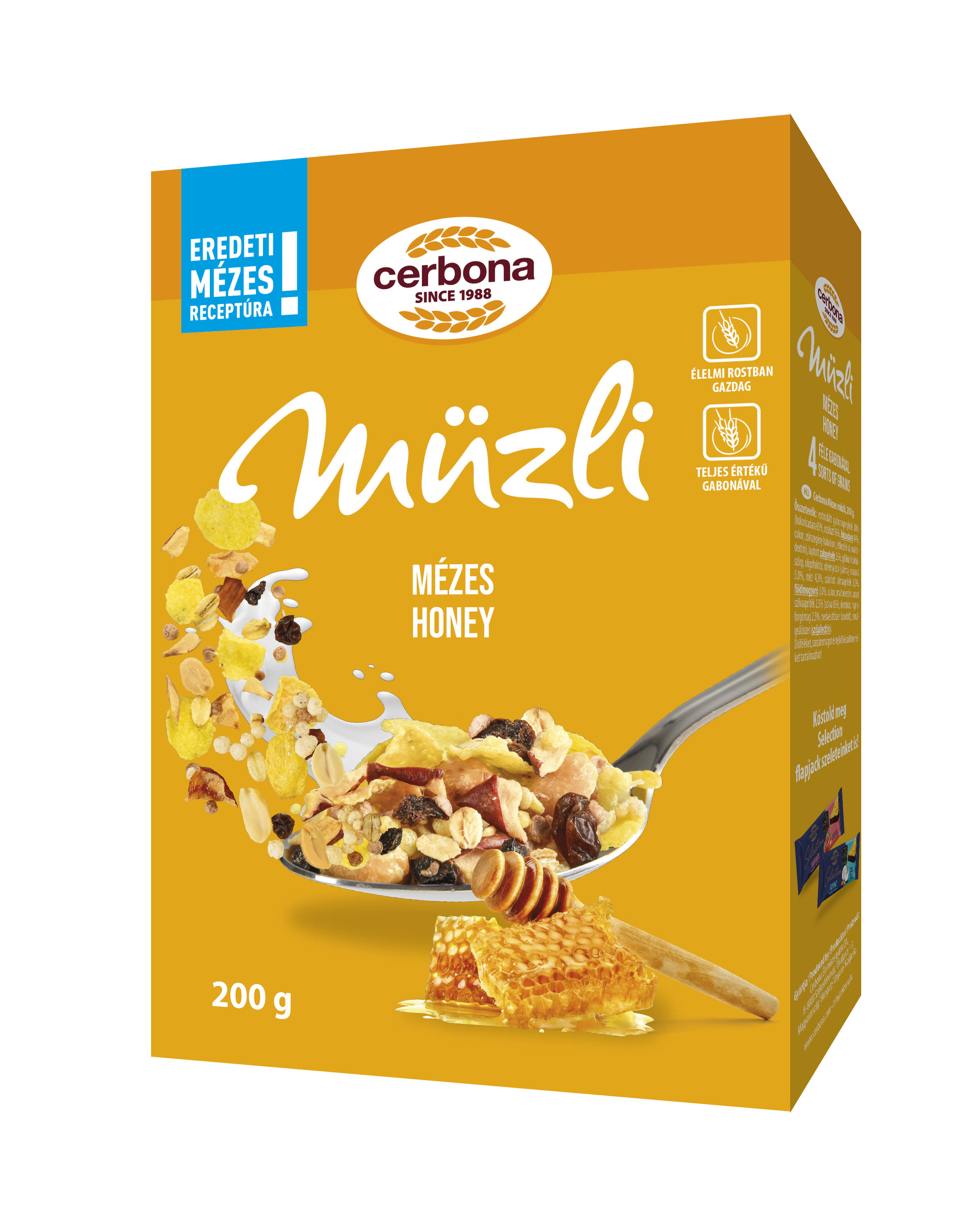 Cerbona müsli s medovou príchuťou 200 g