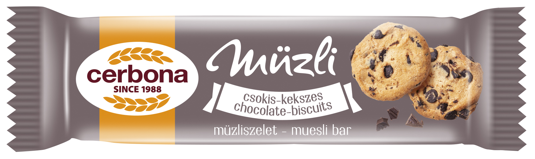Cerbona müsli tyčinka sušienka-čokoláda 20 g