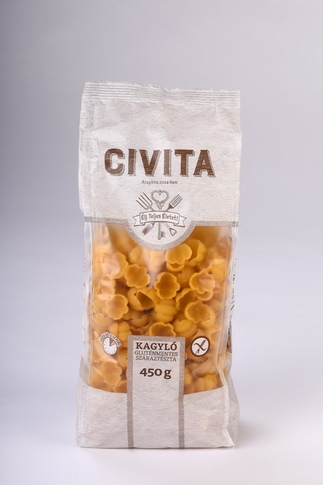 Civita kukuričné cestoviny mušličky 450 g
