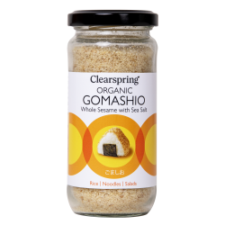 Clearspring Bio Gomasio: Pražená hnedá sezamová soľ 100 g